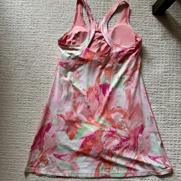 Ideology Pink Multicolored Tennis Dress Sz Medium - Picture 3 of 6